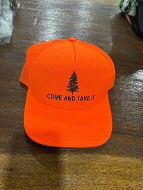Richardson Come and Take it Blaze Orange hat cap hunting Tree Land NEW
